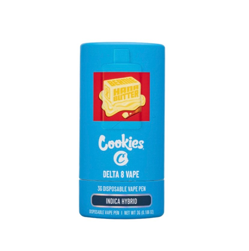 Bernie Hana Butter (Indica Hybrid) | Cookies Delta 8 Disposable 3G - Image 3