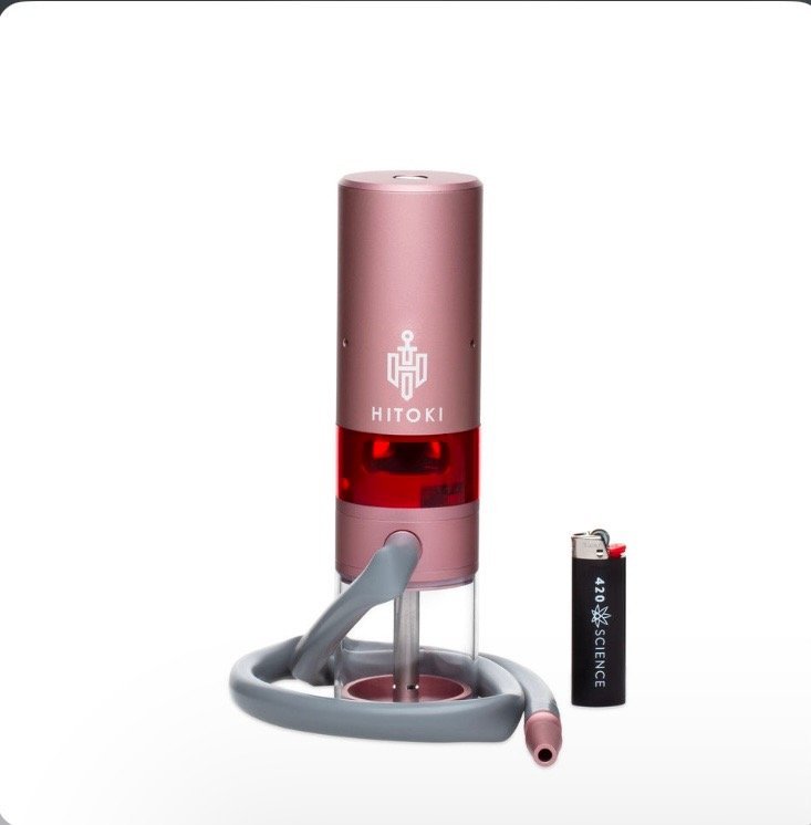 HITOKI TRIDENT V2 LASER BONG – ROSE GOLD - Image 6