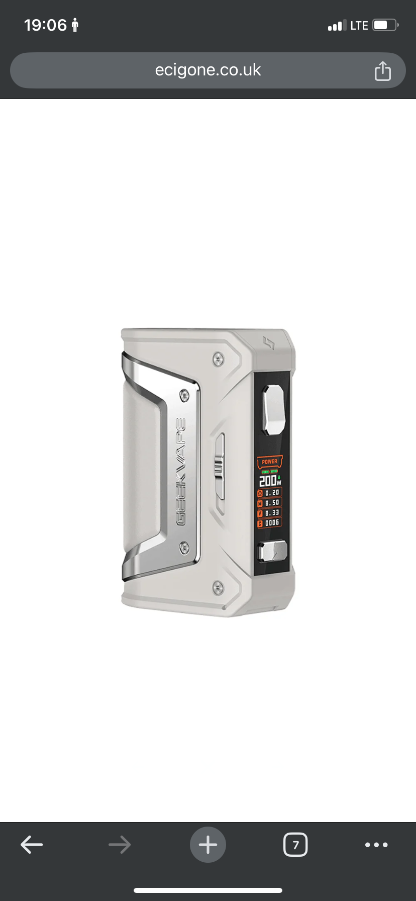 GeekVape L200 (Aegis Legend 2) Classic 200W Mod - Image 7