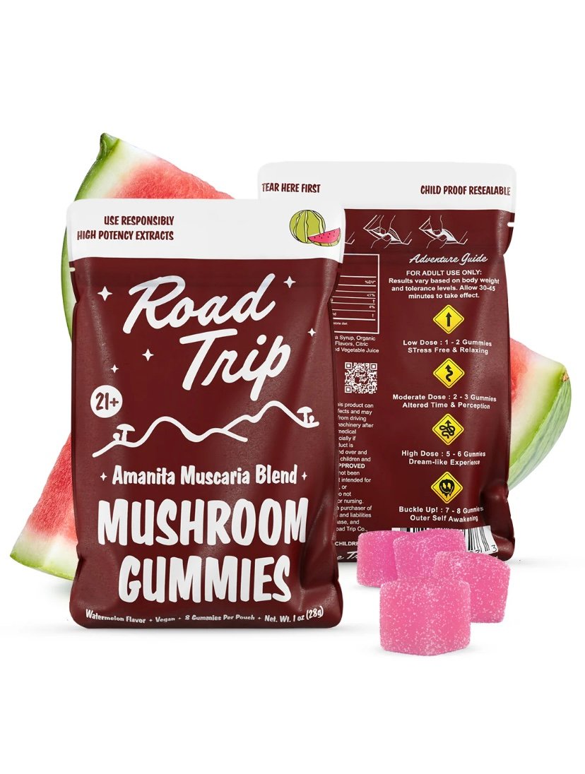 AMANITA MUSCARIA MUSHROOM GUMMIES - WATERMELON