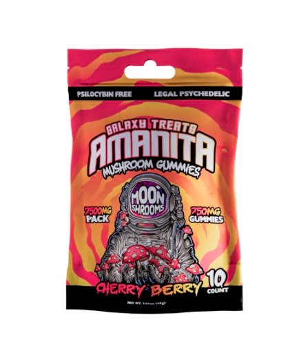 7500MG Amanita Mushrooms 750MG Amanita Mushrooms 10CT Pack PSYCHEDELIC EUPHORIA MOOD ENHANCER RELAXATION