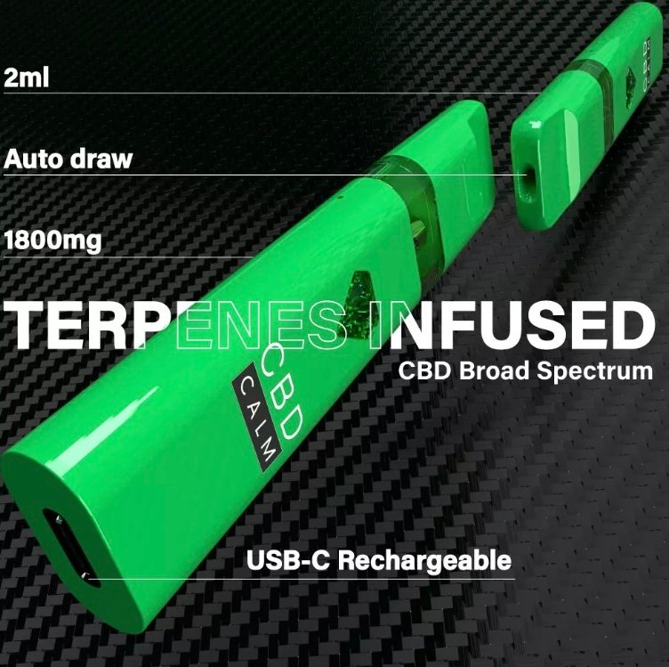 Pineapple Express – CBD Terpenes 1800mg Disposable Vape | CBD Calm - Image 4