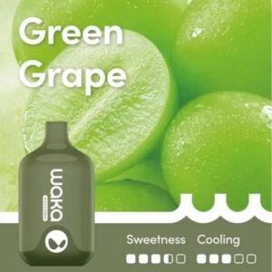 WAKA SMASH & GREEN GRAPE 6000 Puffs Disposable Vape