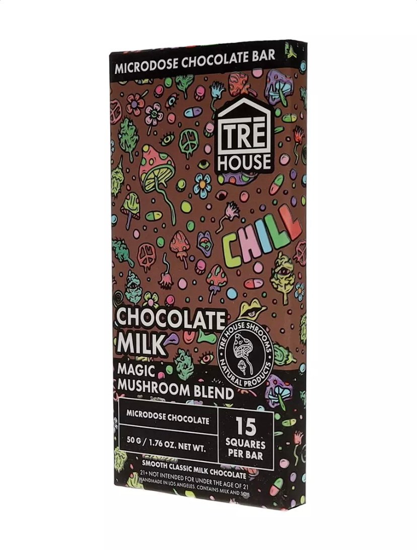 Chocolate Milk Tre House Magic Mushroom Chocolate Bar 50g