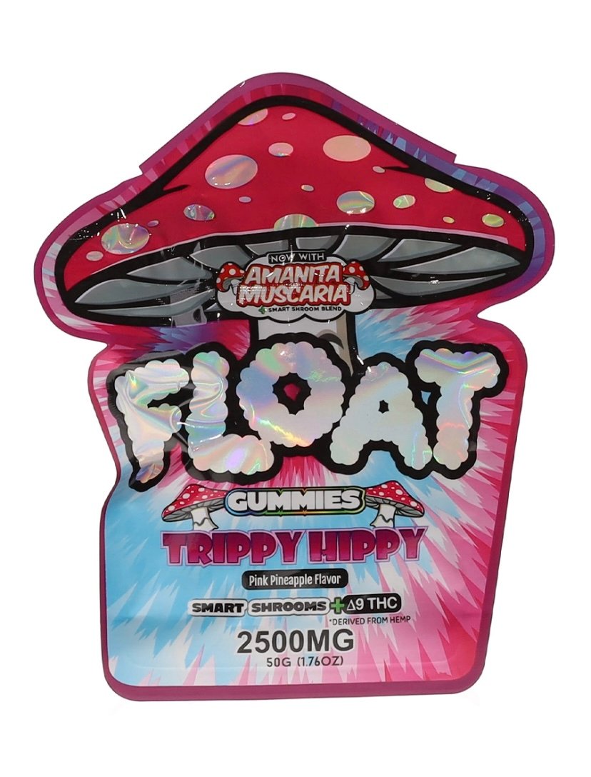 Trippy Hippy Float Mushroom Gummies + Delta 9 THC 2500mg