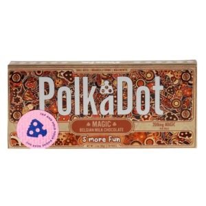 S’More Fun PolkaDot Magic Mushroom Belgian Milk Chocolate 200mg Magic Per Piece