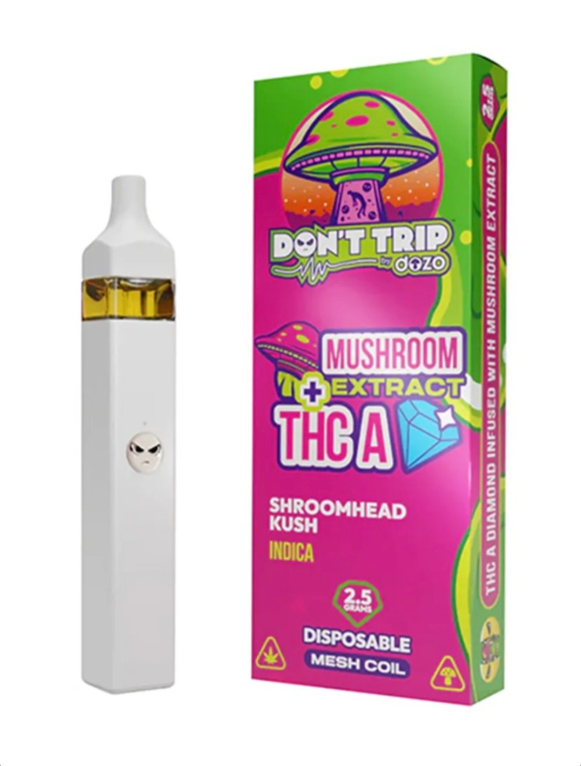 Shroomhead Kush Dozo Mushroom Extract + THC-A Disposable 2.5G