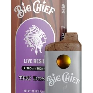 THC Bomb Big Chief Live Resin THC-A+THC-P Disposable Vape 3G