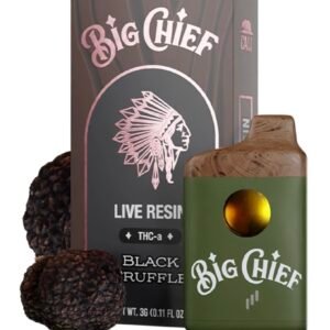 Black Truffle Big Chief Live Resin THC-a Disposable Vape 3G