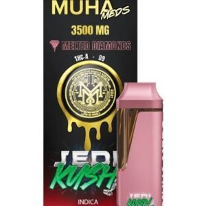 Jedi Kush Muha Meds THC-A Delta-9 Melted Diamonds Disposable 3.5G