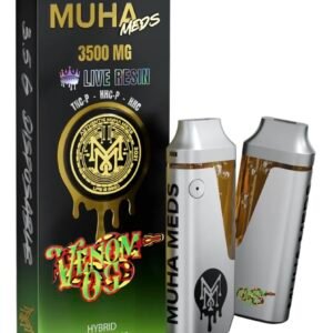 Venom OG Muha Meds Live Resin THCP+HHCP+HHC Vape 3500MG