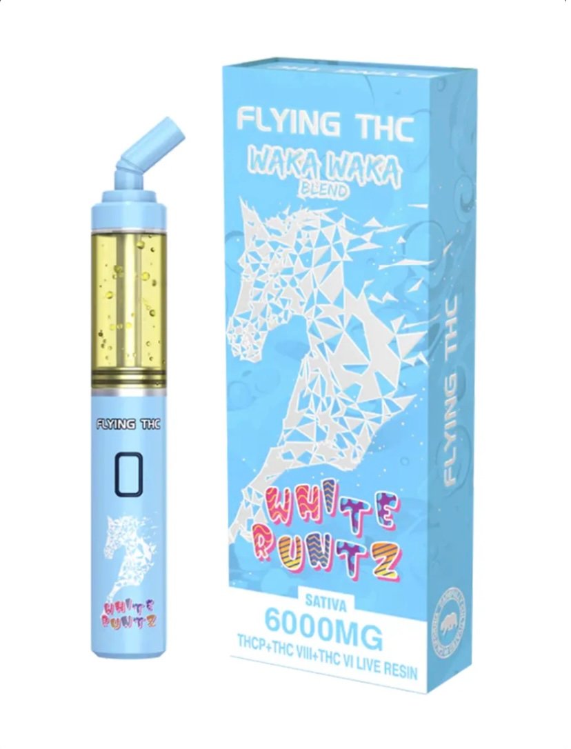 White Runtz Flying Horse THC Waka Waka Blend Disposable 6000MG