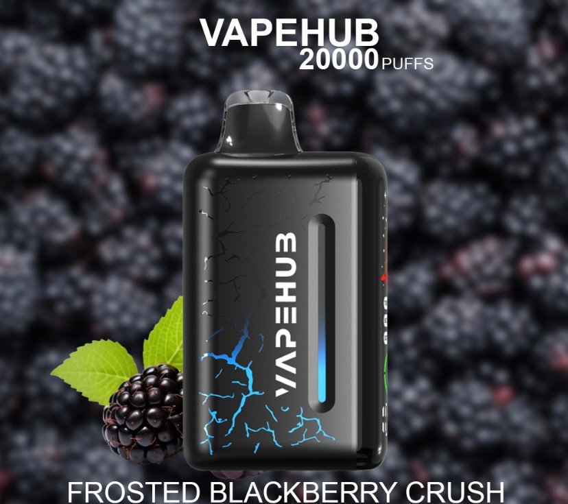VAPEHUB FROSTED BLACKBERRY CRUSH – 20000 PUFFS