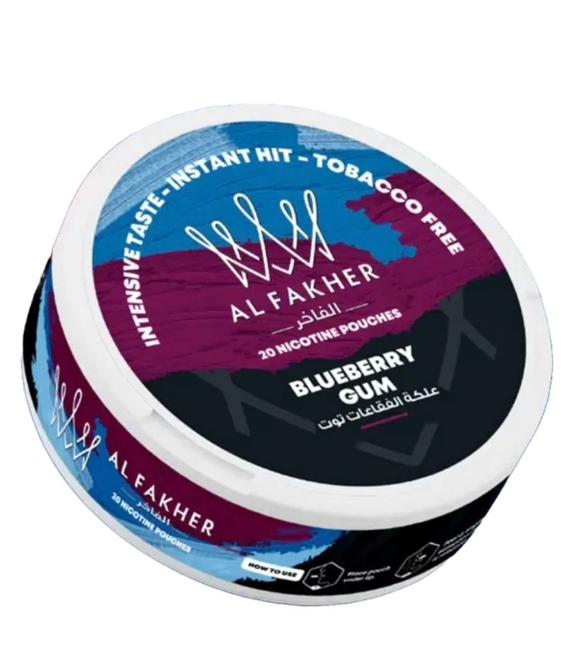Al Fakher - Blueberry Gum Nicotine Pouch