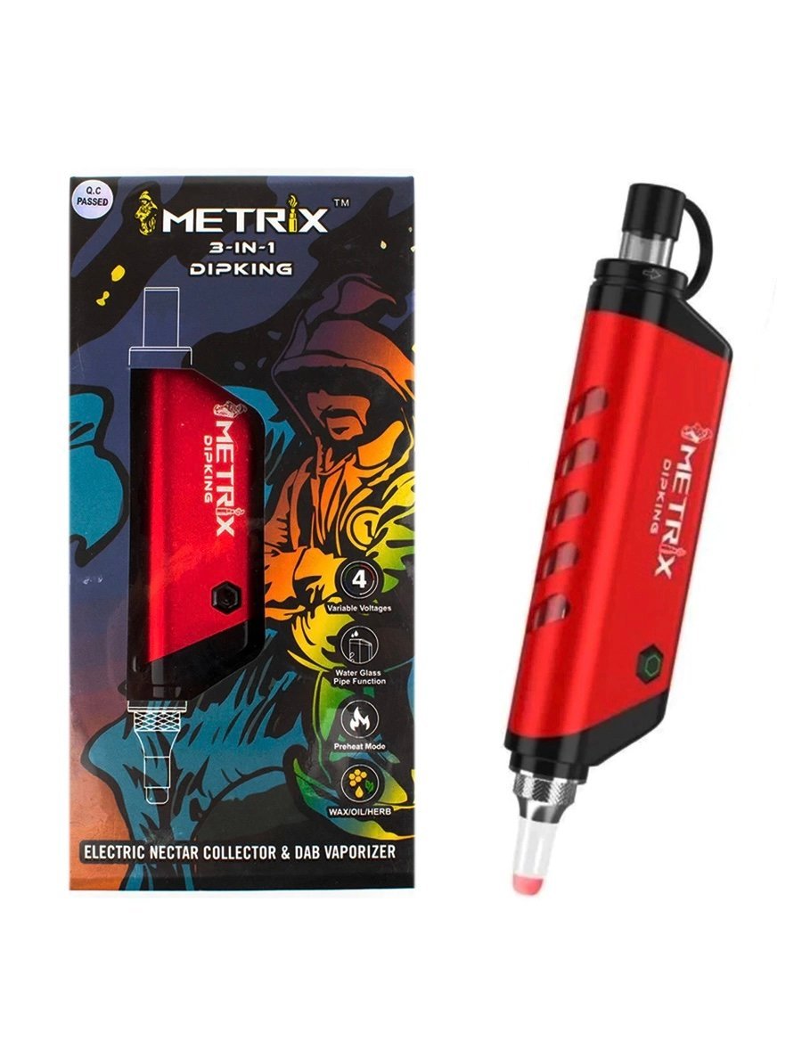 Metrix 3-In-2 DipKing Electric Nectar Collector & Dab Vaporizer